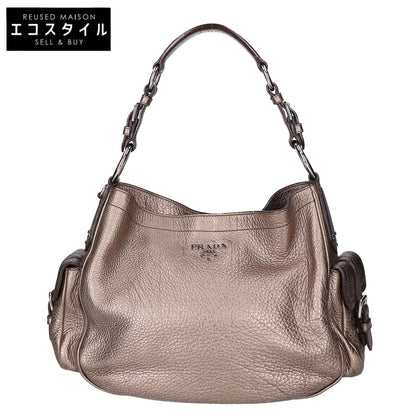 PRADA プラダ BR3353 VIT.DAINO レザー ホーボー ショルダーバッグ