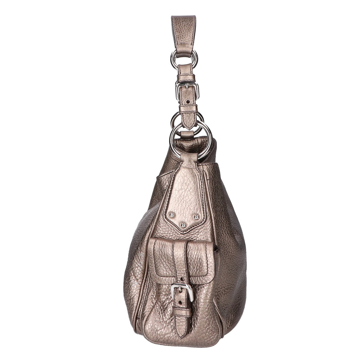 PRADA プラダ BR3353 VIT.DAINO レザー ホーボー ショルダーバッグ