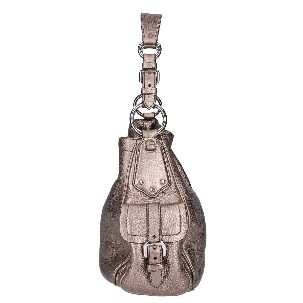 PRADA プラダ BR3353 VIT.DAINO レザー ホーボー ショルダーバッグ
