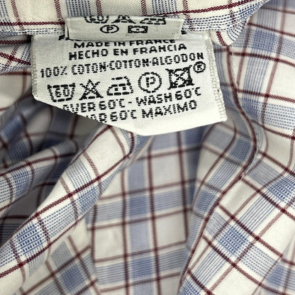 HERMES エルメス 【美品】チェック セリエボタン 長袖シャツ トップス