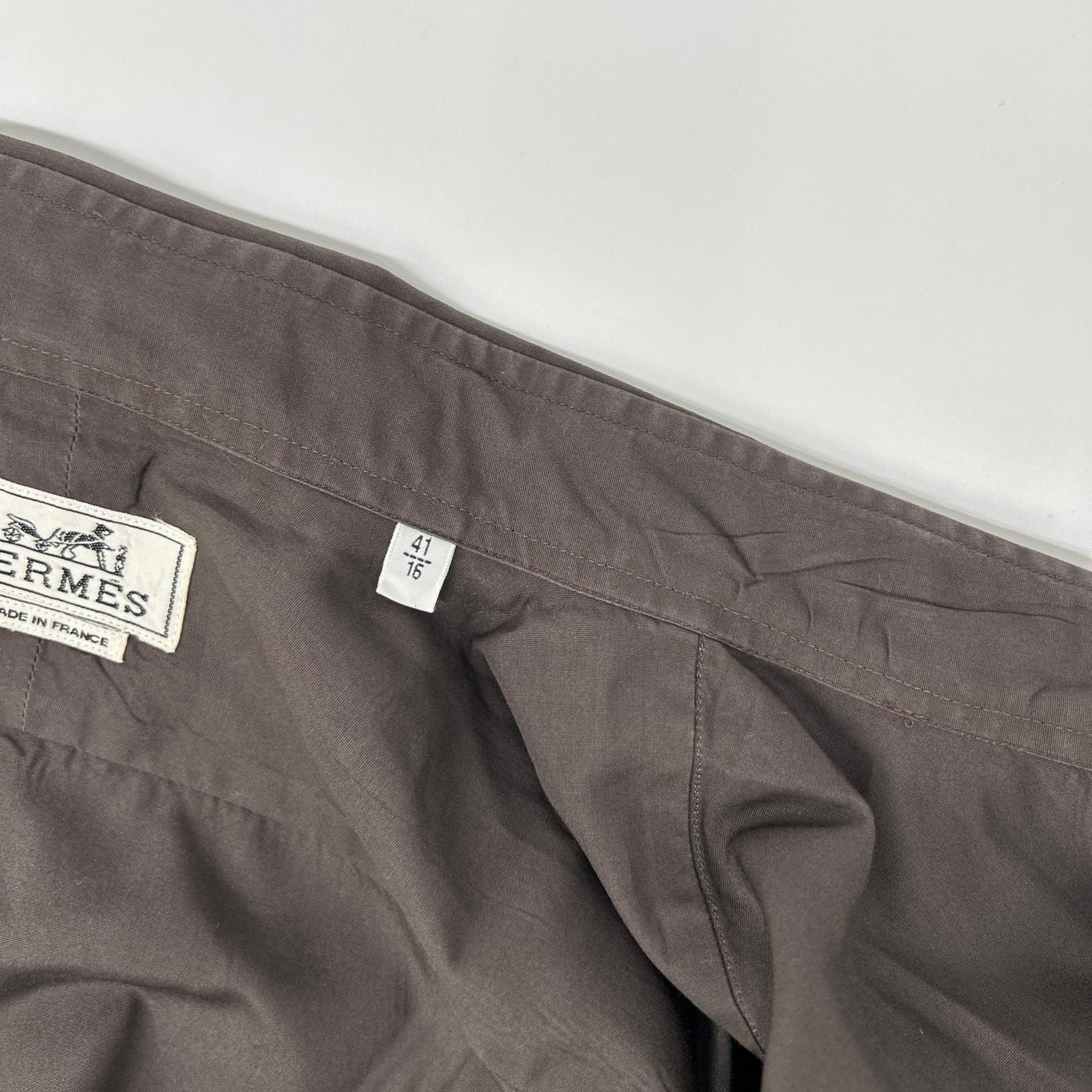 HERMES エルメス 【国内正規】セリエボタン 長袖シャツ トップス