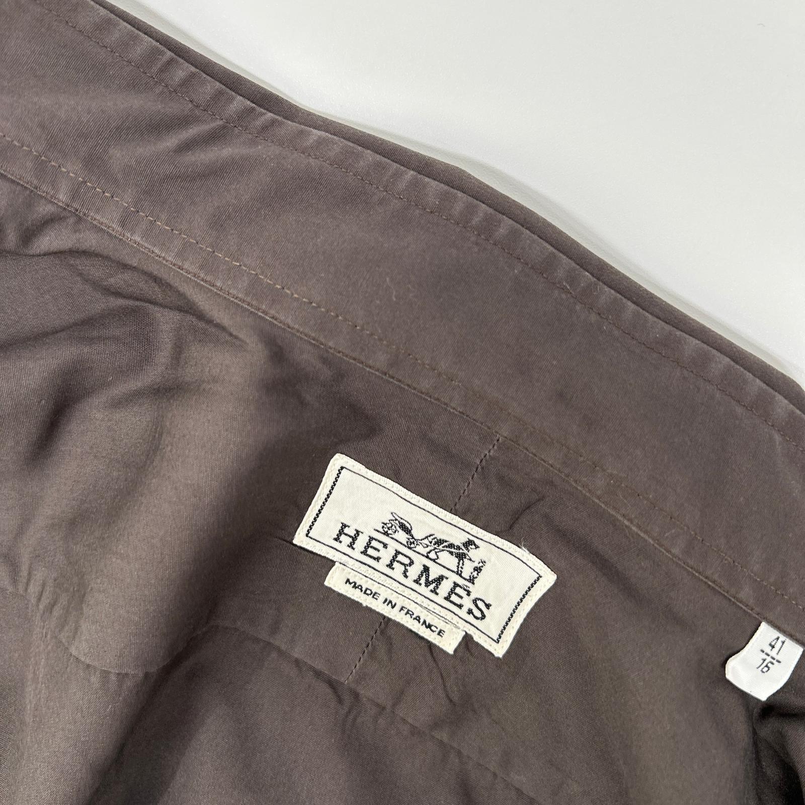 HERMES エルメス 【国内正規】セリエボタン 長袖シャツ トップス