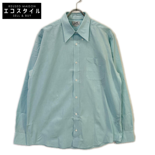 HERMES エルメス 【美品/国内正規】セリエボタン ボタンダウン 長袖シャツ トップス