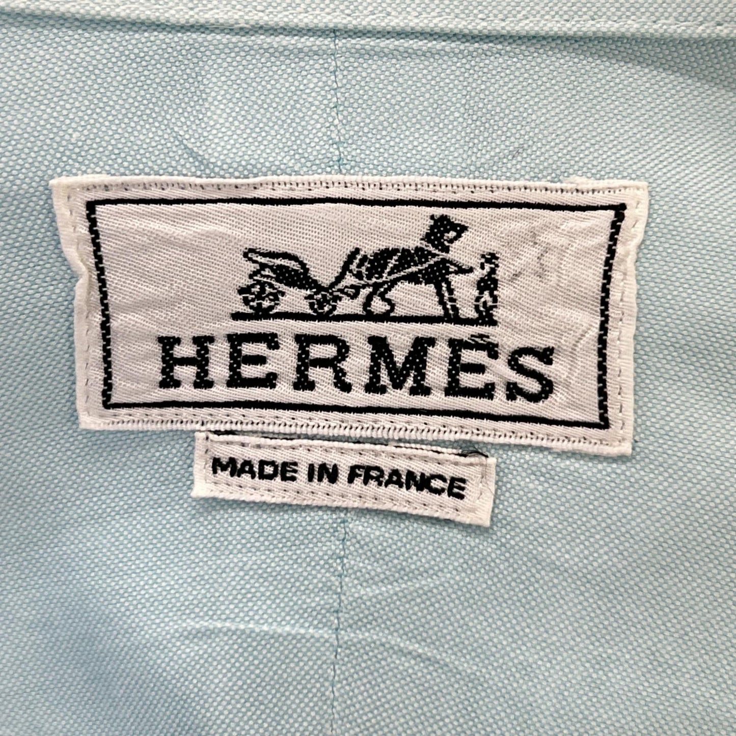 HERMES エルメス 【美品/国内正規】セリエボタン ボタンダウン 長袖シャツ トップス