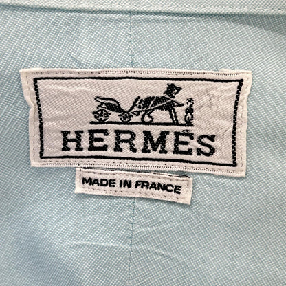 HERMES エルメス 【美品/国内正規】セリエボタン ボタンダウン 長袖シャツ トップス