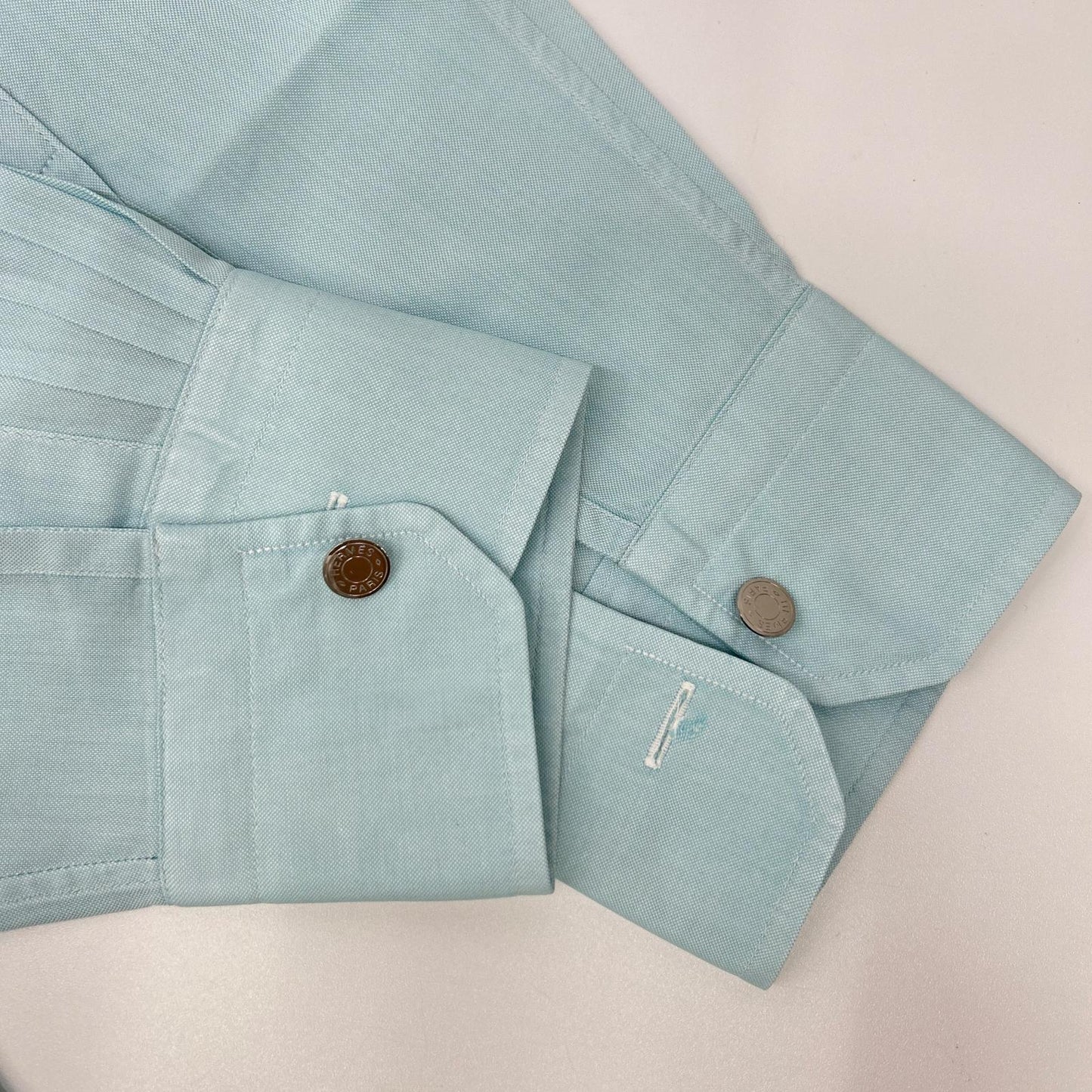 HERMES エルメス 【美品/国内正規】セリエボタン ボタンダウン 長袖シャツ トップス