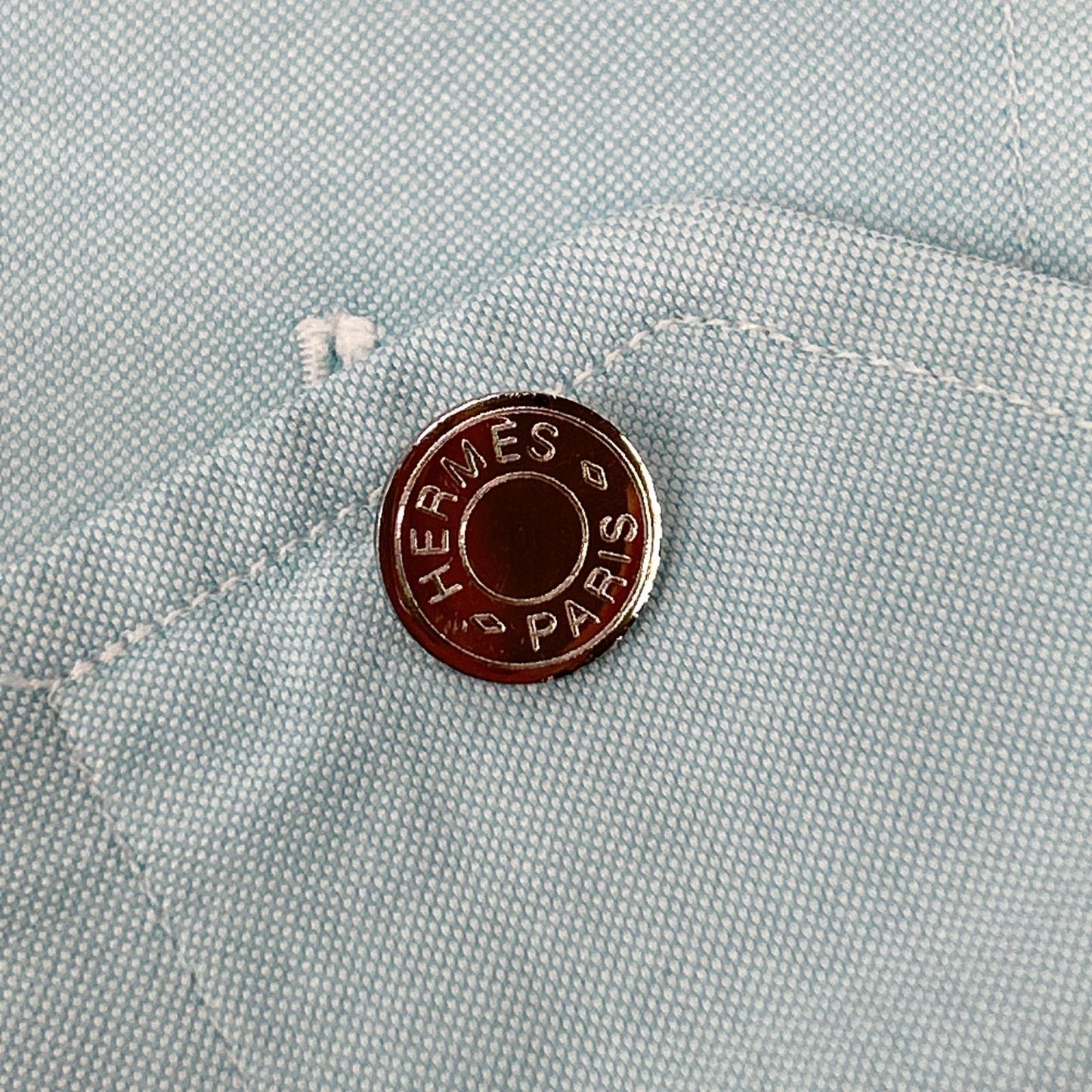 HERMES エルメス 【美品/国内正規】セリエボタン ボタンダウン 長袖シャツ トップス