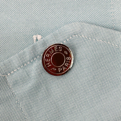 HERMES エルメス 【美品/国内正規】セリエボタン ボタンダウン 長袖シャツ トップス