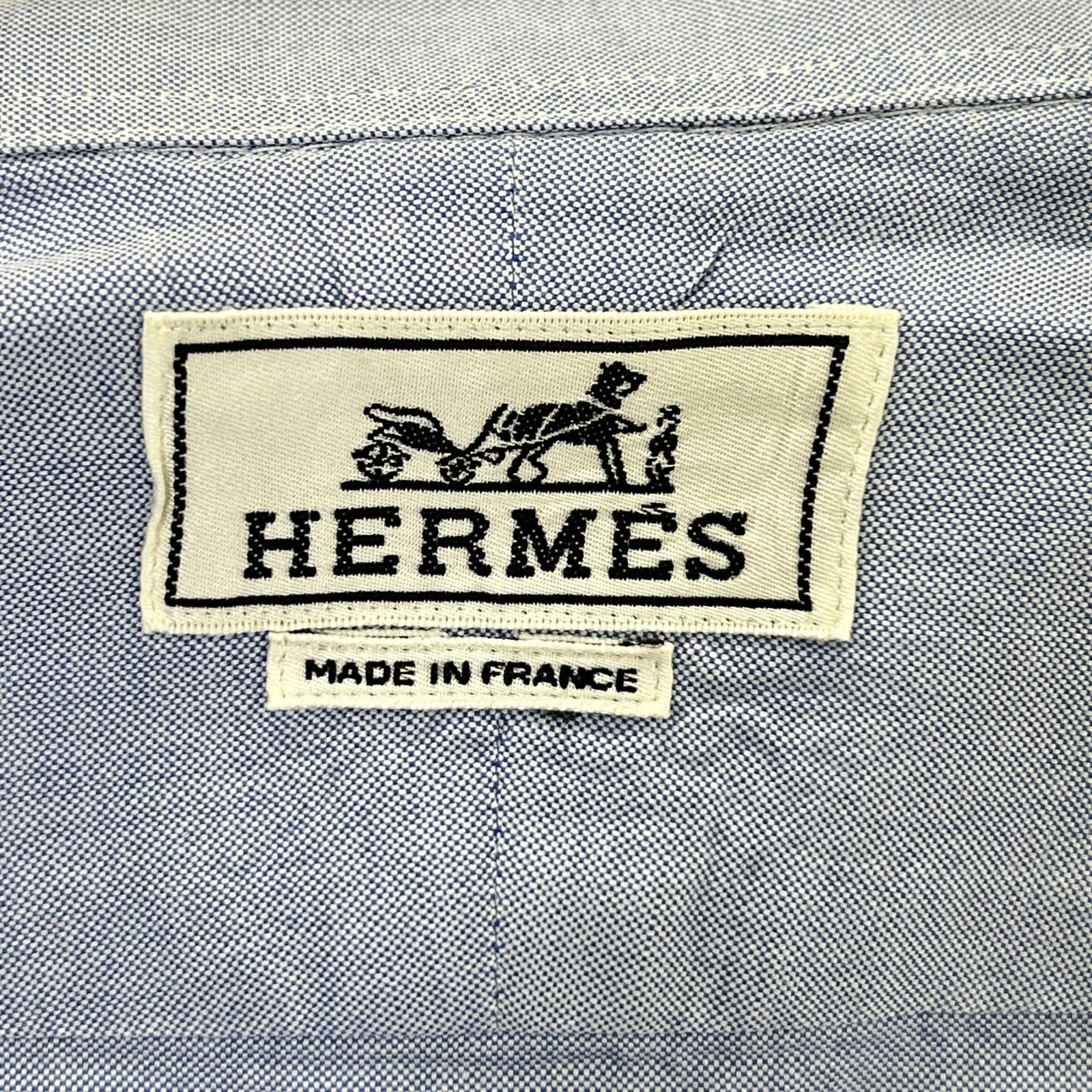 HERMES エルメス 【美品】セリエボタン 長袖シャツ トップス