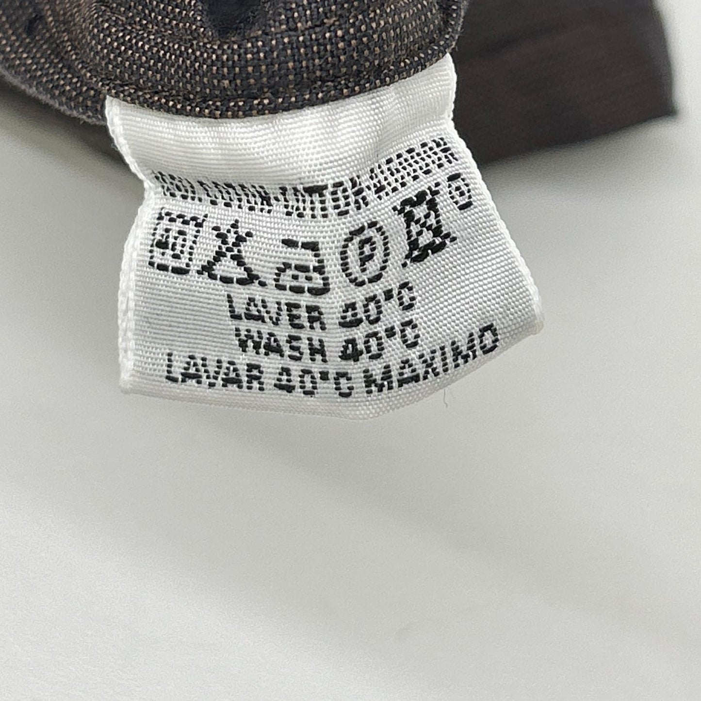 HERMES エルメス 比翼長袖シャツ セリエボタン ブラウン ステッチデザイン トップス