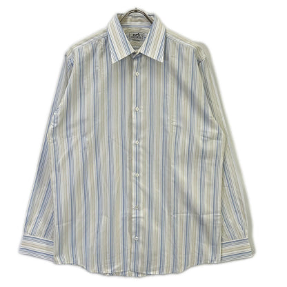 HERMES エルメス 【美品/国内正規】ストライプ 長袖シャツ トップス
