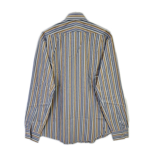 HERMES エルメス 【美品】ストライプ セリエボタン 長袖シャツ トップス