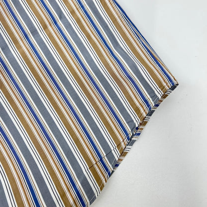 HERMES エルメス 【美品】ストライプ セリエボタン 長袖シャツ トップス