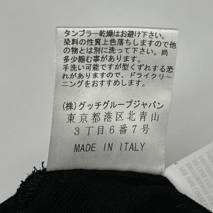 GUCCI グッチ 243876 ブラック コットン フラップポケット ポロシャツ トップス