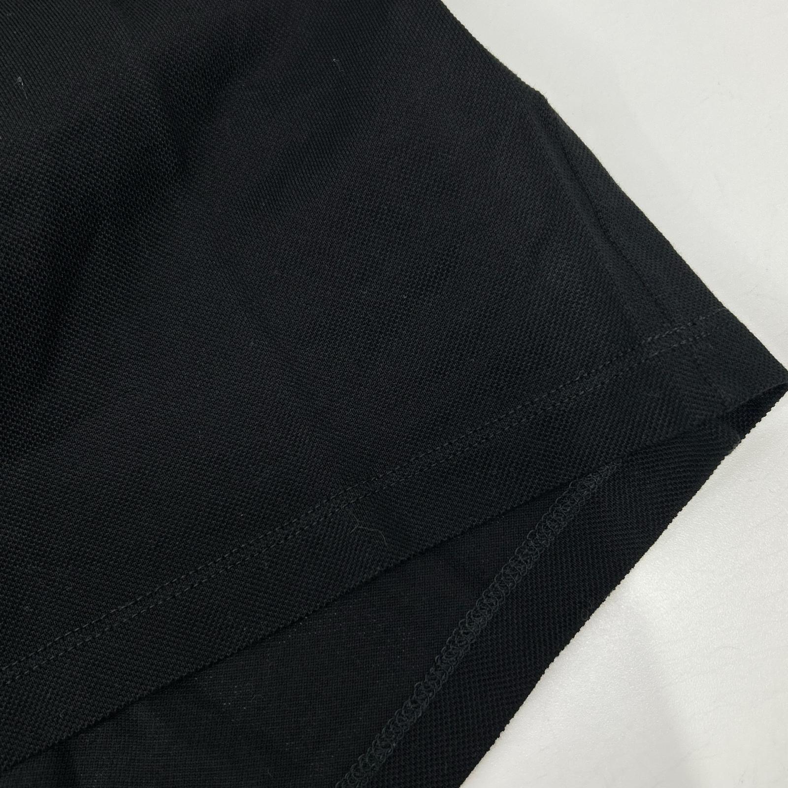 GUCCI グッチ 243876 ブラック コットン フラップポケット ポロシャツ トップス