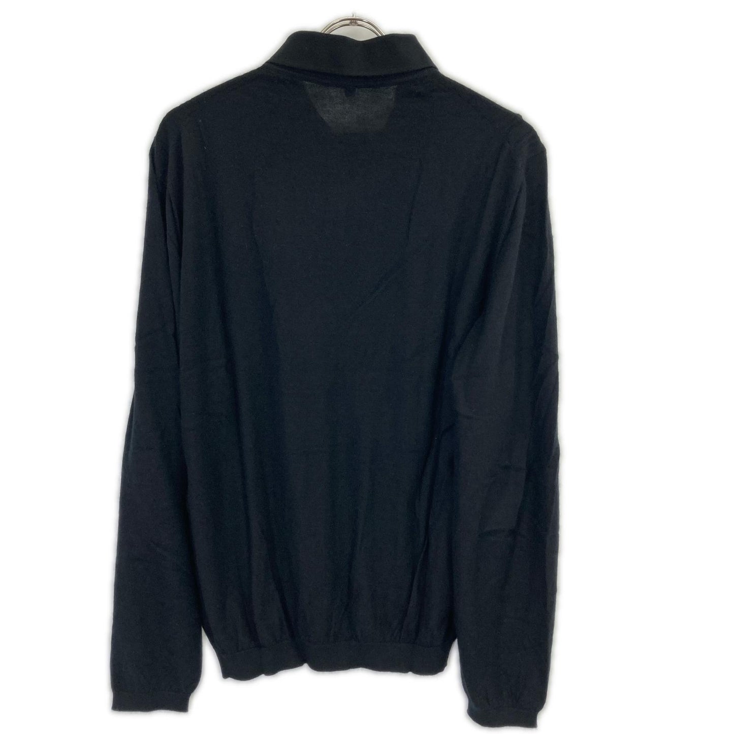 GUCCI グッチ 323068 ブラック カシミヤ ロングスリーブ ポロシャツ トップス