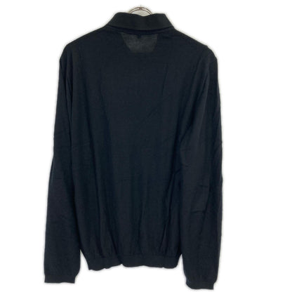 GUCCI グッチ 323068 ブラック カシミヤ ロングスリーブ ポロシャツ トップス