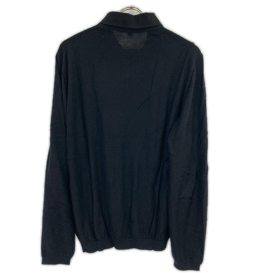 GUCCI グッチ 323068 ブラック カシミヤ ロングスリーブ ポロシャツ トップス