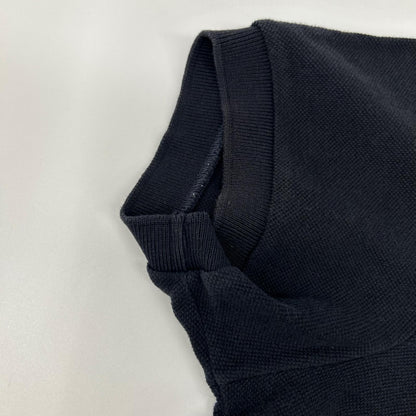 BOTTEGA VENETA ボッテガヴェネタ ブラック コットン ワッペン ポロシャツ トップス