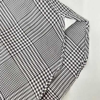 TOM FORD トムフォード グレー コットン チェック シャツ トップス