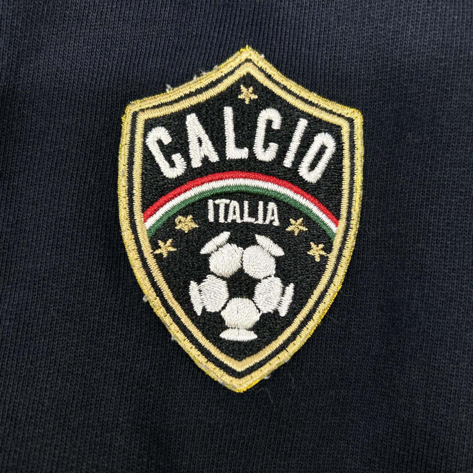 DOLCE&GABBANA ドルチェアンドガッバーナ ネイビー コットン エンブレムワッペン トラックジャケット ジャケット