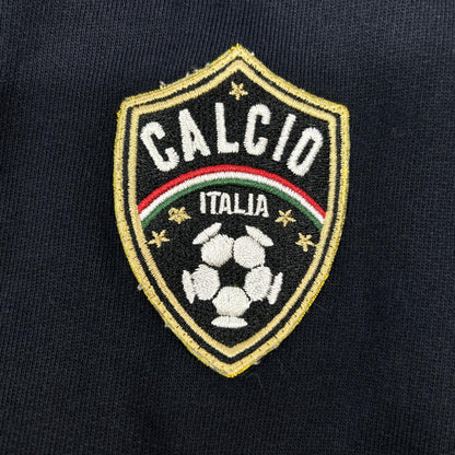 DOLCE&GABBANA ドルチェアンドガッバーナ ネイビー コットン エンブレムワッペン トラックジャケット ジャケット