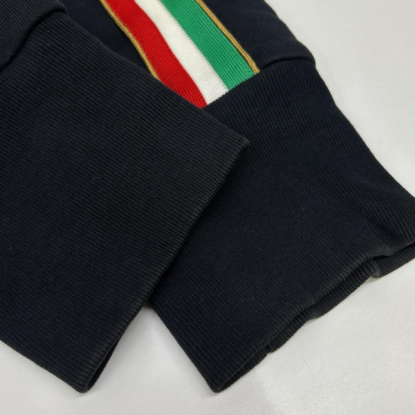 DOLCE&GABBANA ドルチェアンドガッバーナ ネイビー コットン エンブレムワッペン トラックジャケット ジャケット