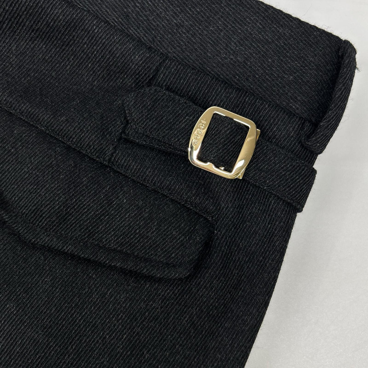 GUCCI グッチ 268685 ブラック ウール スラックスパンツ ボトムス