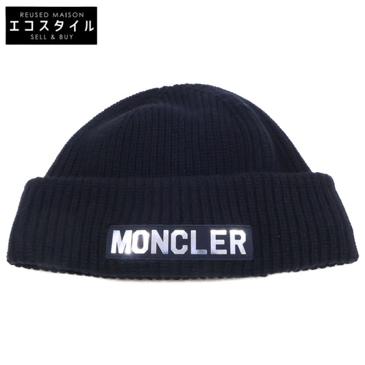 MONCLER モンクレール 【美品/国内正規】23年製 I20913B00018 M1241 BERRETTO TRICOT ウール ニットキャップ 帽子