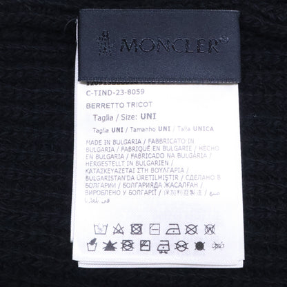 MONCLER 【Excellent condition/Domestic authentic】2023 model I20913B00018 M1241 BERRETTO TRICOT Wool knit cap