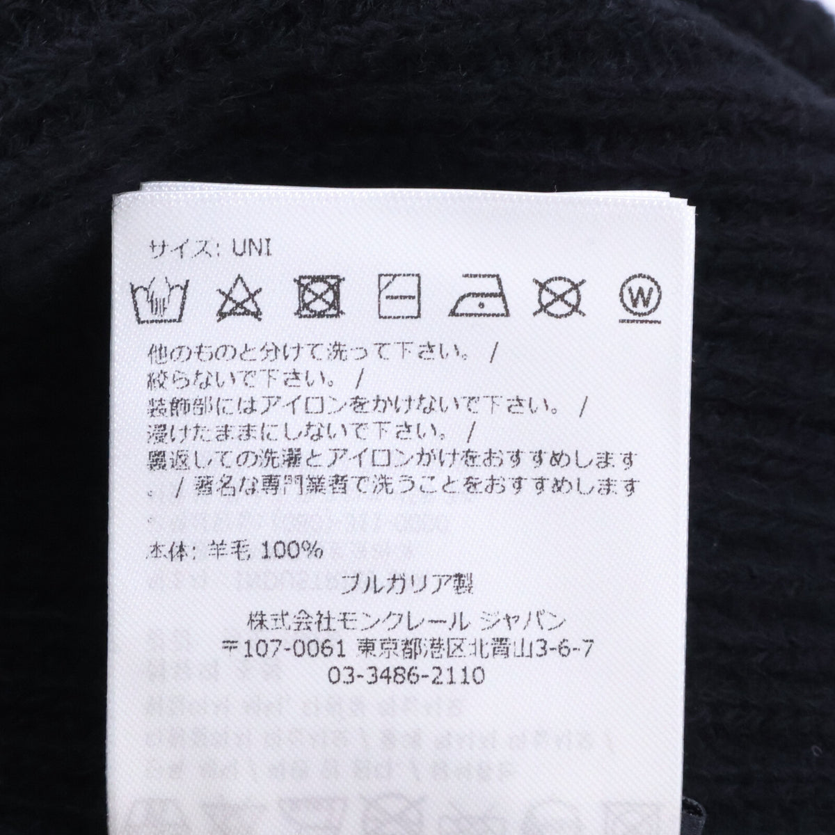 MONCLER 【Excellent condition/Domestic authentic】2023 model I20913B00018 M1241 BERRETTO TRICOT Wool knit cap