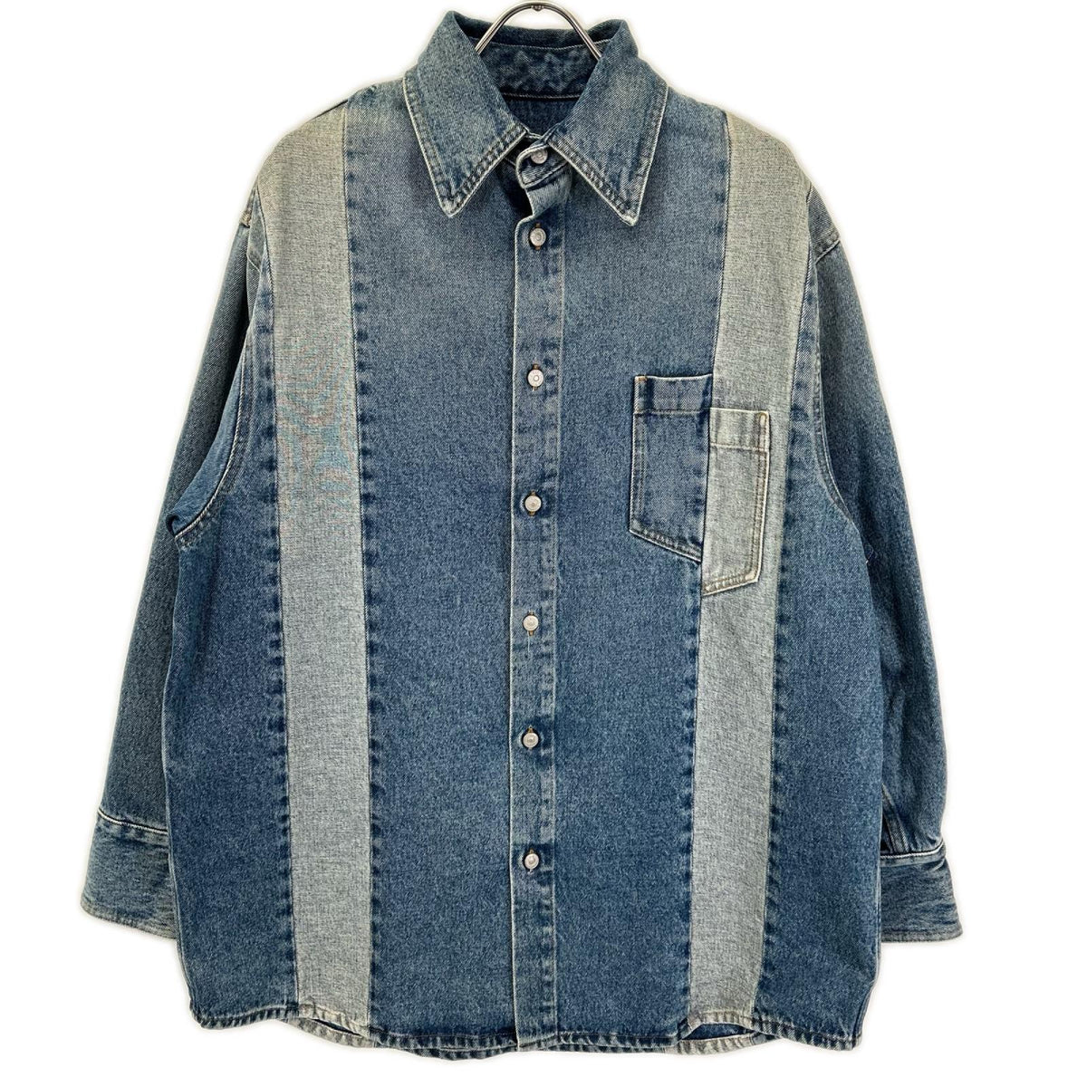 MM6 エムエムシックス SH2DT0013 24AW インディゴ 再構築 デニム ジャケット ジャケット