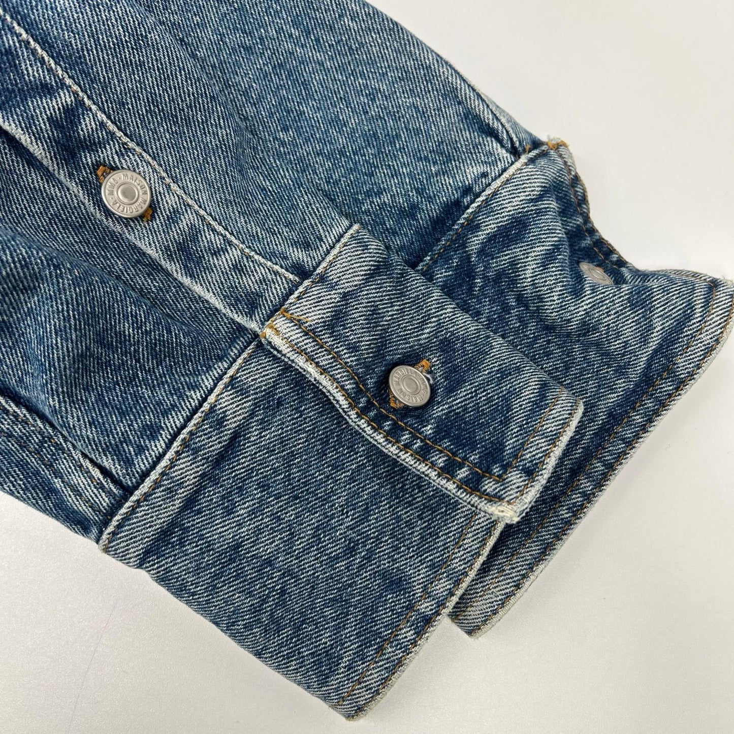 MM6 エムエムシックス SH2DT0013 24AW インディゴ 再構築 デニム ジャケット ジャケット