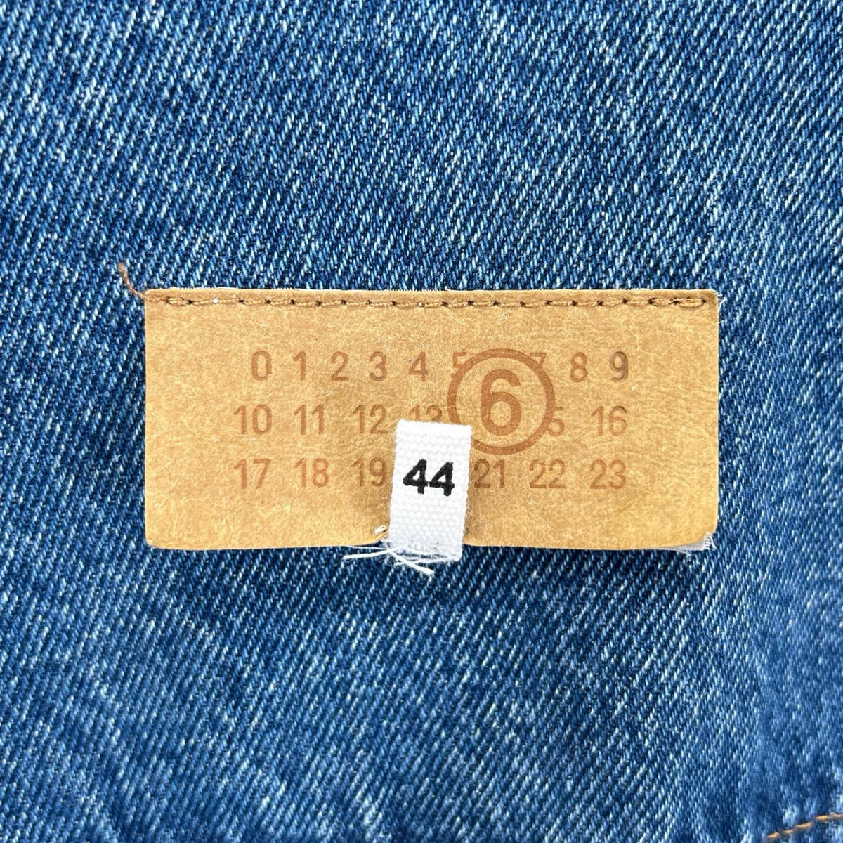 MM6 エムエムシックス SH2DT0013 24AW インディゴ 再構築 デニム ジャケット ジャケット