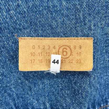 MM6 エムエムシックス SH2DT0013 24AW インディゴ 再構築 デニム ジャケット ジャケット