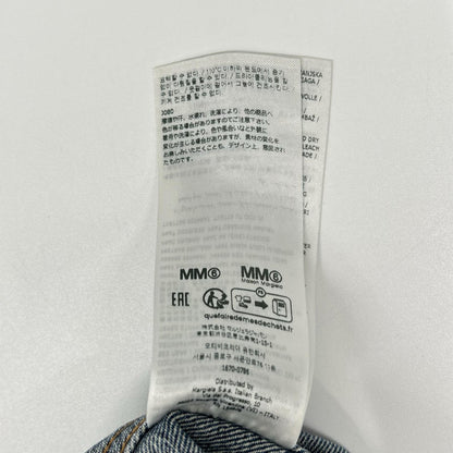 MM6 エムエムシックス SH2DT0013 24AW インディゴ 再構築 デニム ジャケット ジャケット