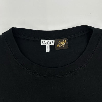LOEWE ロエベ ブラック アナグラム刺繍 リラックスフィット　Tシャツ トップス