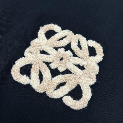 LOEWE ロエベ ブラック アナグラム刺繍 リラックスフィット　Tシャツ トップス