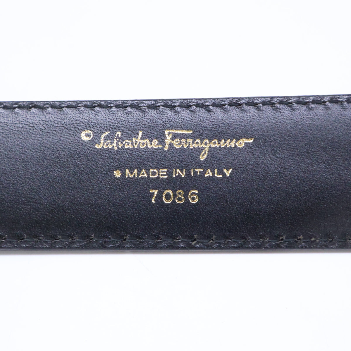 SalvatoreFerragamo サルバトーレフェラガモ 7086 ガンチーニバックル レザー ベルト