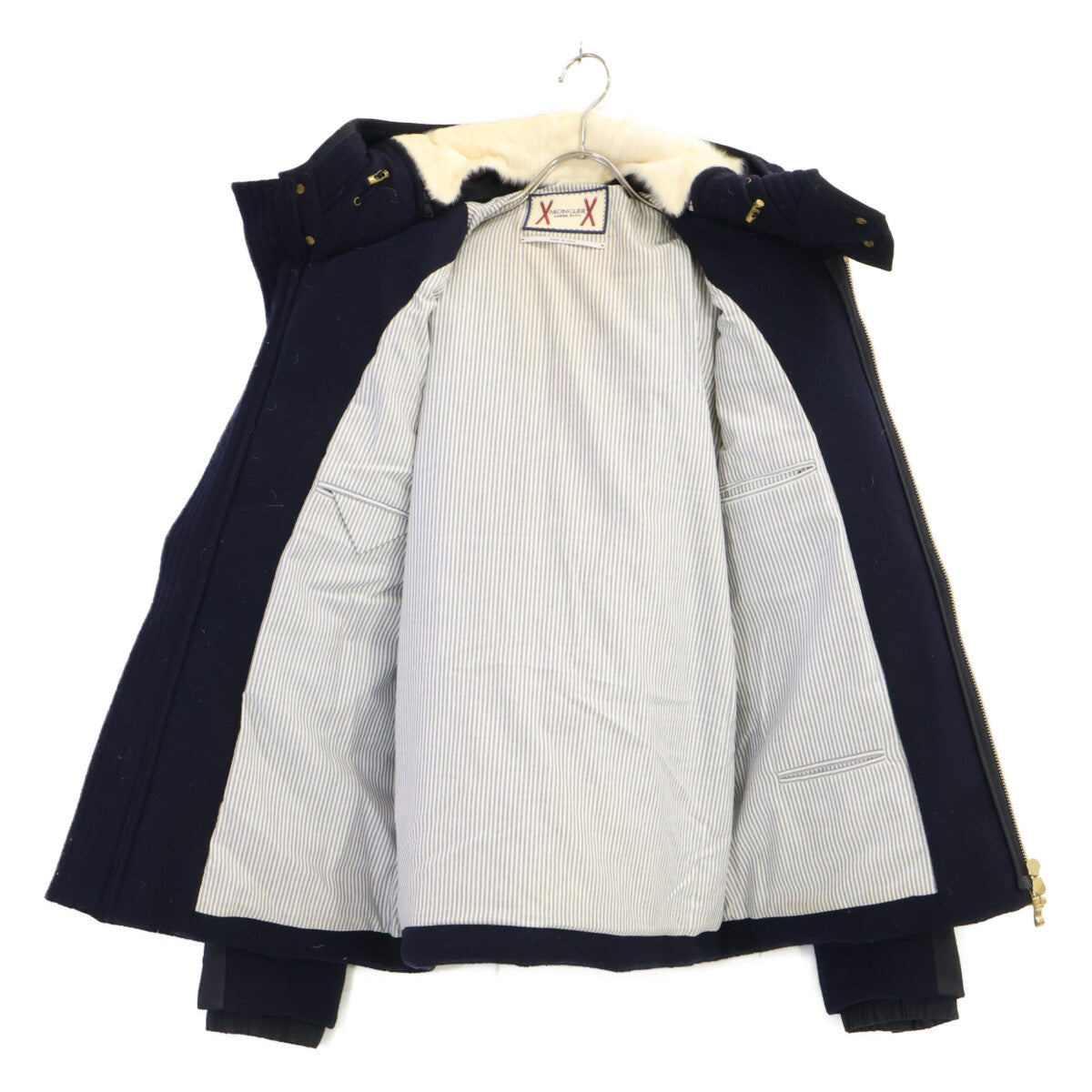 MONCLER モンクレール GAMME BLEU ガムブルー 568-578 Broadway sulte306 NY NY 10012 ファー付フーディダウンジャケット ジャケット