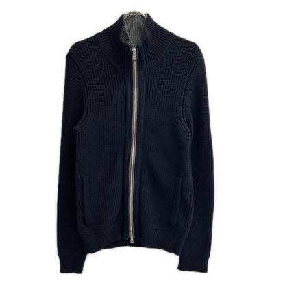 GUCCI グッチ トムフォード期　255915 ネイビー ウール ドライバーズニット トップス