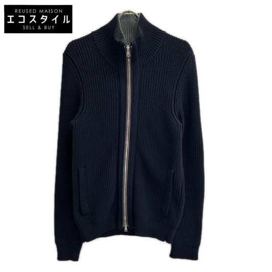 GUCCI グッチ トムフォード期　255915 ネイビー ウール ドライバーズニット トップス