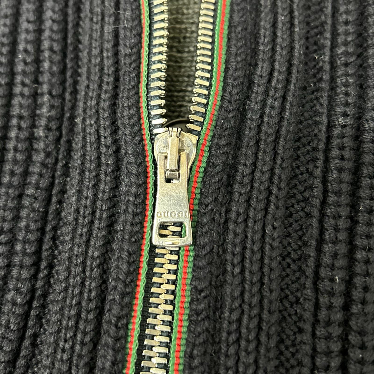 GUCCI グッチ トムフォード期　255915 ネイビー ウール ドライバーズニット トップス