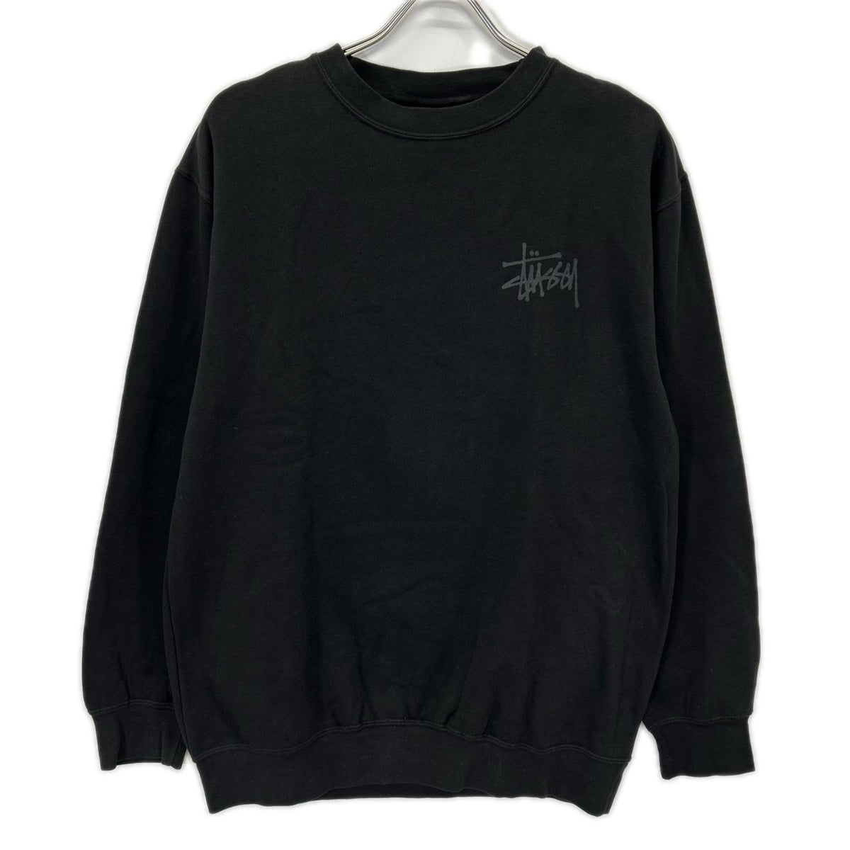 stussy ステューシー 90’S ブラック ドラゴンプリント スウェットトレーナー　オールドステューシー トップス