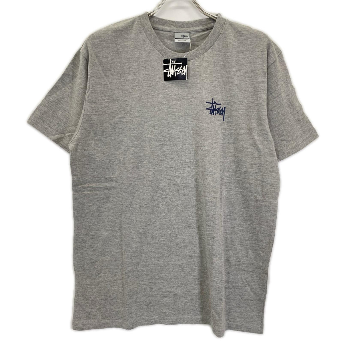 stussy ステューシー 90s デッドストック グレー コットン ロゴ Tシャツ トップス