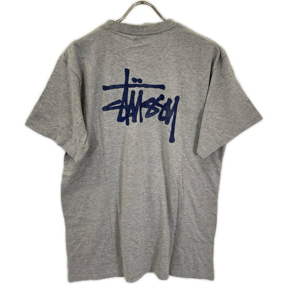 stussy ステューシー 90s デッドストック グレー コットン ロゴ Tシャツ トップス