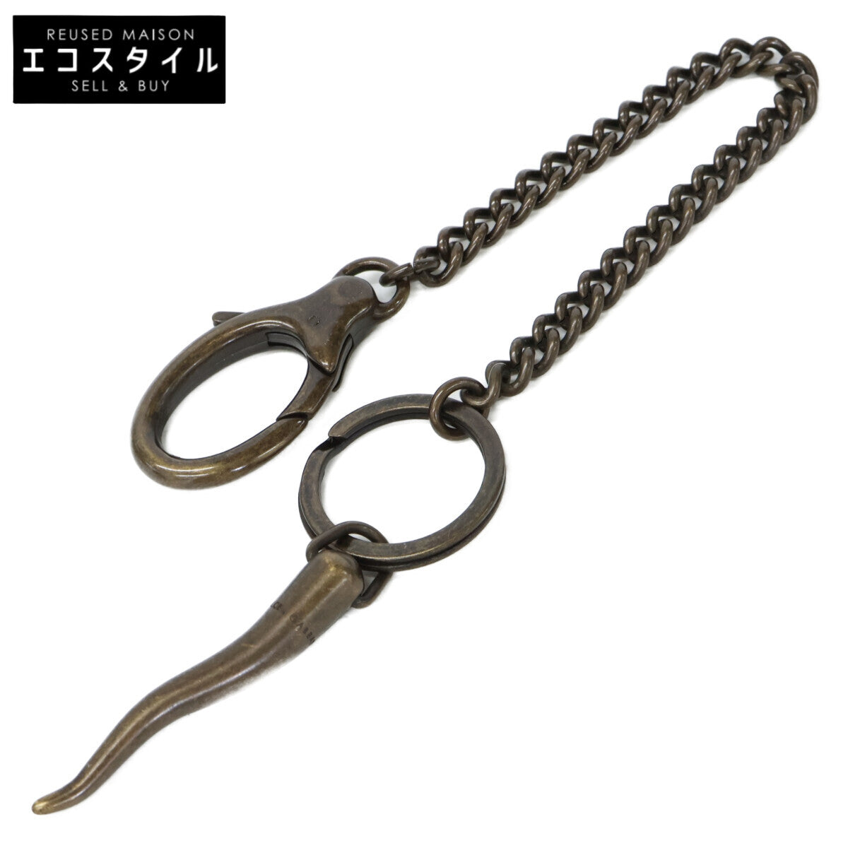 DOLCE&GABBANA ドルチェアンドガッバーナ コルノモチーフ キーチェーン キーリング