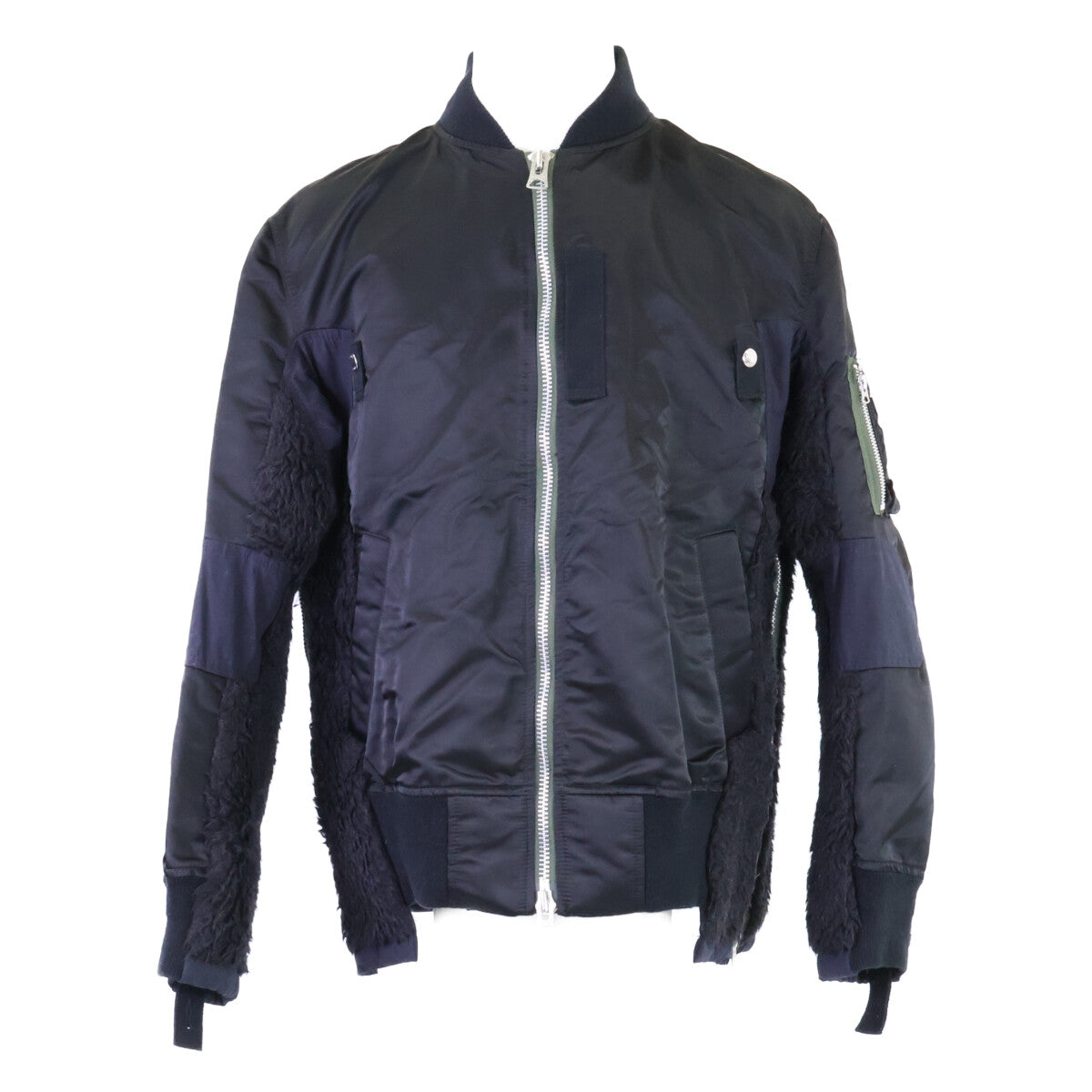 sacai サカイ 20-02355M NYLON TWILL ｘ FAUX SHERING BLOUSON ブルゾン ジャケット
