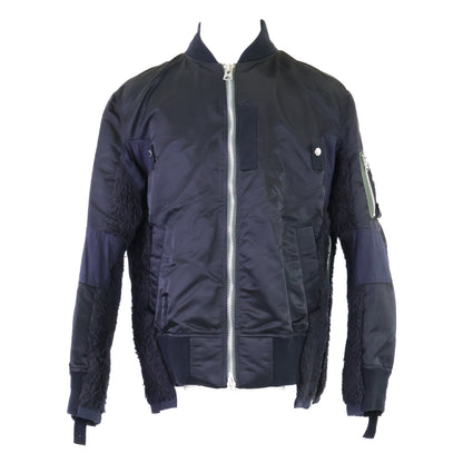 sacai サカイ 20-02355M NYLON TWILL ｘ FAUX SHERING BLOUSON ブルゾン ジャケット