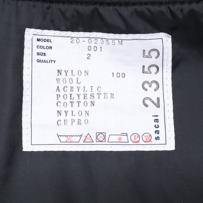 sacai サカイ 20-02355M NYLON TWILL ｘ FAUX SHERING BLOUSON ブルゾン ジャケット